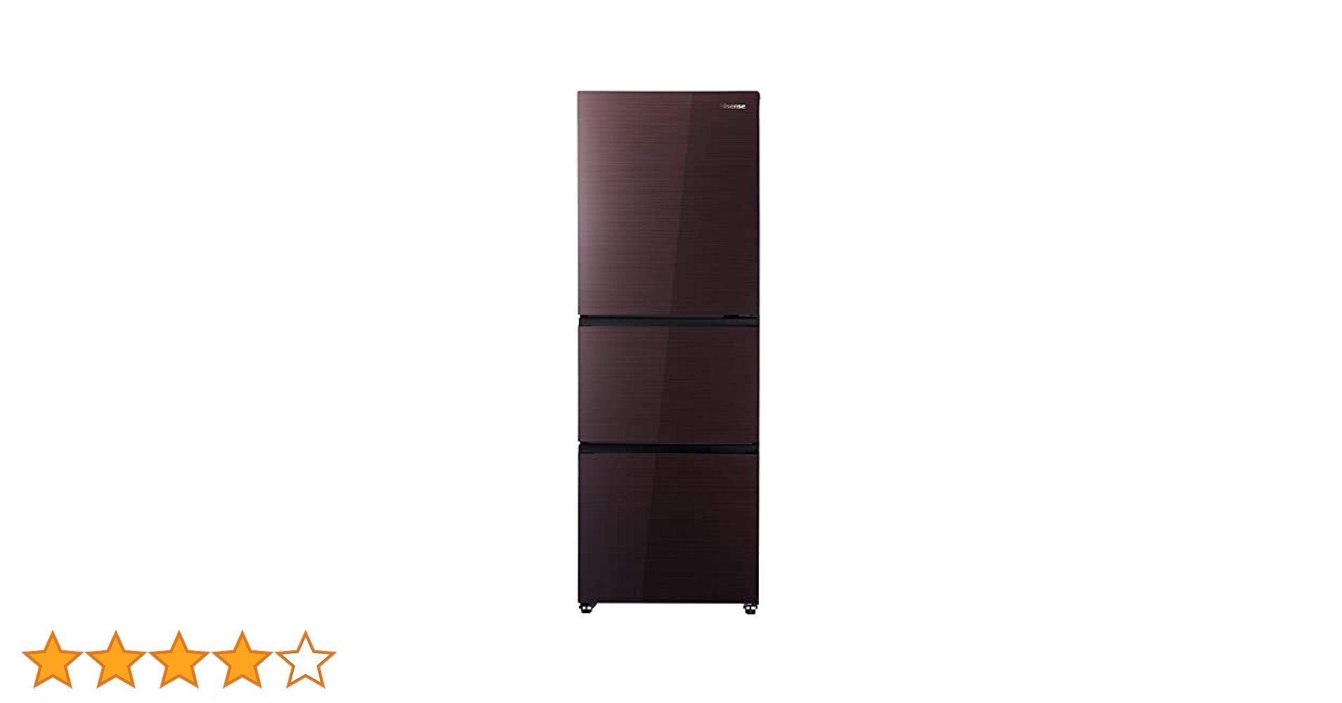 Amazon.co.jp: ハイセンス 冷蔵庫 幅55cm 282L ダークブラウン